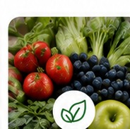 Organic fruit and vegetables